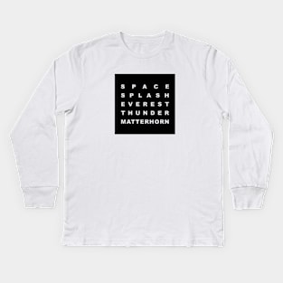 Conquer the Mountains Kids Long Sleeve T-Shirt